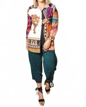 NEW SJ STYLE jungle fanatic top in multicolor